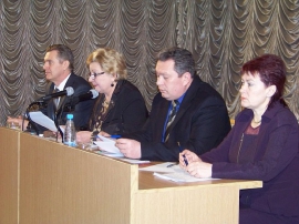 15.02.12 ІV пленум Дніпропетровського обкому Профспілки працівників освіти і науки України