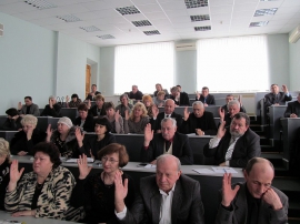 26 .03. 13 Спільне засідання колегії департаменту  освіти і науки Дніпропетровської  обласної державної адміністрації і пленуму Дніпропетровського обласного комітету Профспілки працівників освіти і науки на базі Дніпродзержинського державного технічного у
